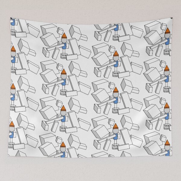 Item preview, Mignome Being Bombarded by Rectangular Prisms V2 designed and sold by NoirPineapple.