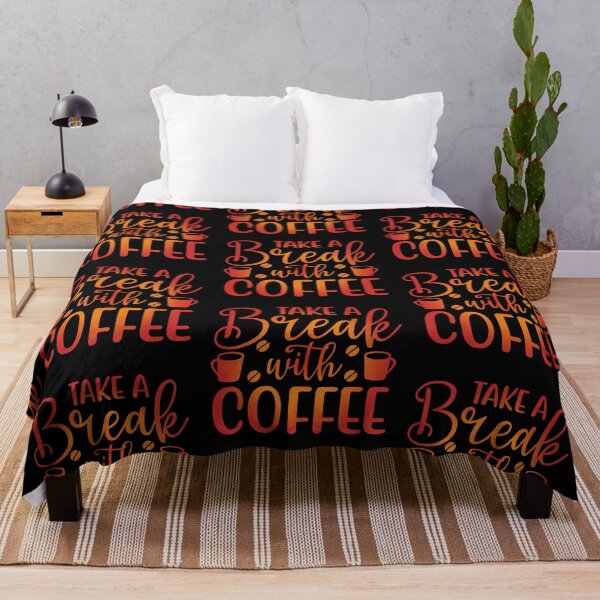 Artikelvorschau, Take a Break With Coffee Love Valentine Summer Gift Art Design Happy Life Apparel Essential Motivation Inspiration Joy Mood entworfen und verkauft von DesignByHeartUK.