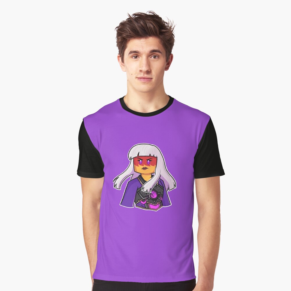 Purple and black roblox t shirt