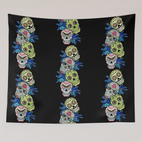 Item preview, Skulls and flowers designed and sold by Disturbed-Mind.