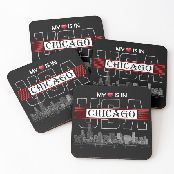 Item preview, My heart is in Chicago USA designed and sold by smallcatvn.
