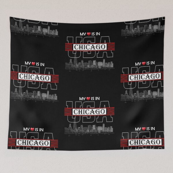Item preview, My heart is in Chicago USA designed and sold by smallcatvn.