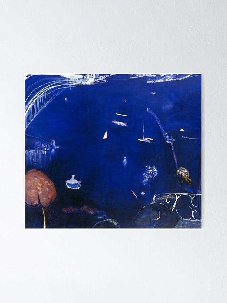 Brett Whiteley Section Of Balcony Oil On Canvas High