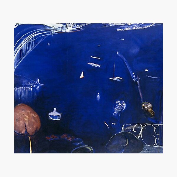 Brett Whiteley Section Of Balcony Oil On Canvas High