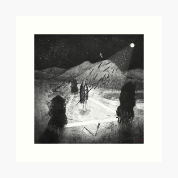 Stán, Mōnan & Stenga - By Stone, Moon & Stang... Art Print