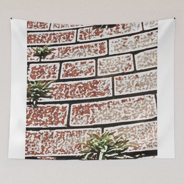 Item preview, Art Deco red brick wall designed and sold by wytrbt.
