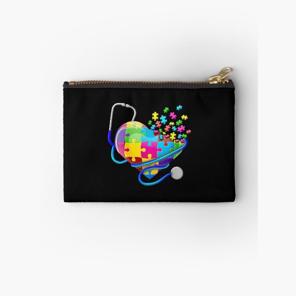 Item preview, Funny Nurse Autism Puzzle Stethoscope Heart designed and sold by HaaChris-Artis.