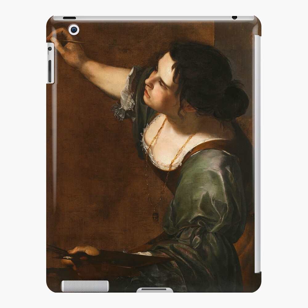 The Allegory Of Painting By Artemisia Gentileschi IPad Case Skin   Mwo,x1000,ipad 2 Snap Pad,1000x1000,f8f8f8 