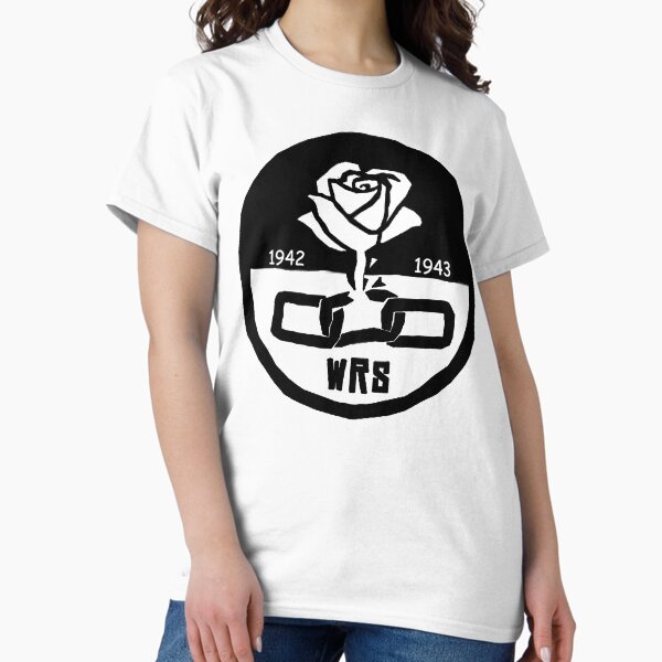 Vista previa del artículo con la obra «White Rose Society», diseñado y vendido por Guillotine Guacamole.