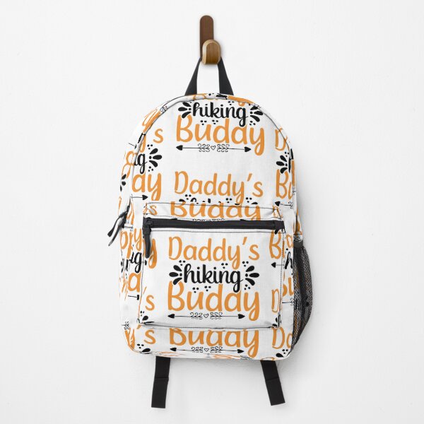 Item preview, Daddys Hiking buddy I love Camping Hiking Camping Tree Mountains Tent Art Design Happy Apparel Essential Inspiration Joy Mood Funny designed and sold by DesignByHeartUK.