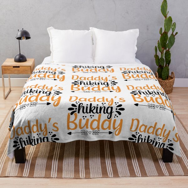 Item preview, Daddys Hiking buddy I love Camping Hiking Camping Tree Mountains Tent Art Design Happy Apparel Essential Inspiration Joy Mood Funny designed and sold by DesignByHeartUK.