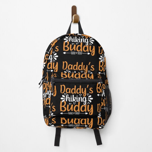 Item preview, Daddys Hiking buddy I love Camping Hiking Camping Tree Mountains Tent Art Design Happy Apparel Essential Inspiration Joy Mood Funny designed and sold by DesignByHeartUK.