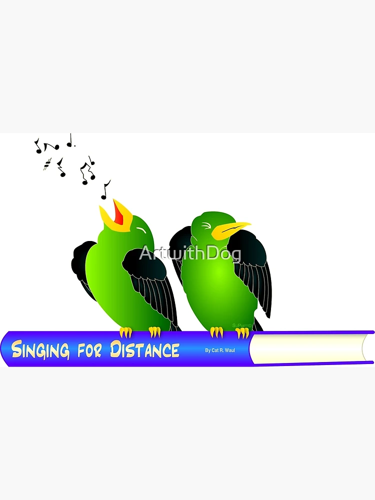 Thumbnail 2 of 2, Postcard, Sing For Distance designed and sold by ArtwithDog.
