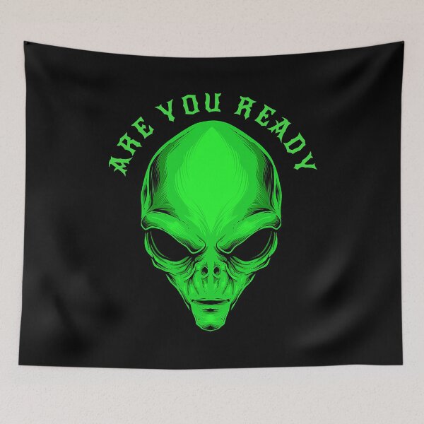 Item preview, Alien Are You Ready For Halloween designed and sold by MalloWilli.