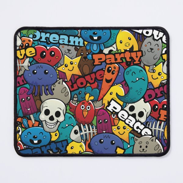 Item preview, Graffiti Cartoon Characters Pattern designed and sold by limos.