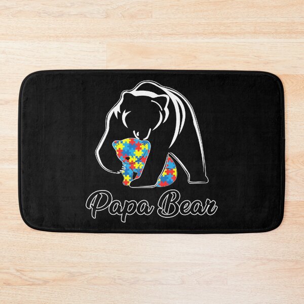 Item preview, Funny Papa Bear Autism Awareness Autism Matching Family Dad designed and sold by HaaChris-Artis.