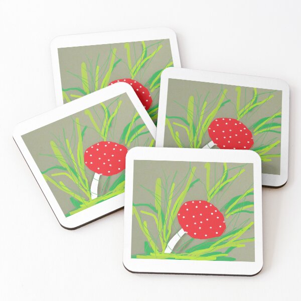 Item preview, Volksbolts/KABFA Designs, Red Toadstool with grass around number one designed and sold by KABFA Designs.