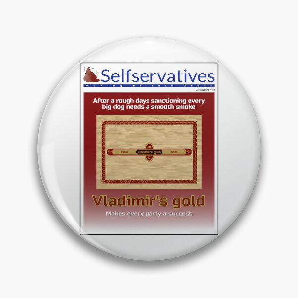 Item preview, Selfservatives greatest hits no.2-Vladimir gold satirical gift designed and sold by tdkrbooks.