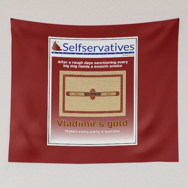 Item preview, Selfservatives greatest hits no.2-Vladimir gold satirical gift designed and sold by tdkrbooks.