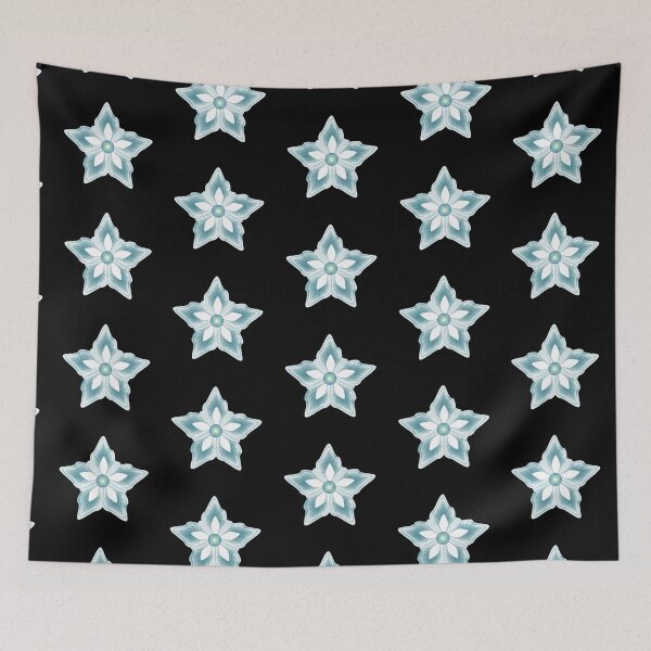 Item preview, Purple galaxy flower shape pattern designed and sold by darshants.