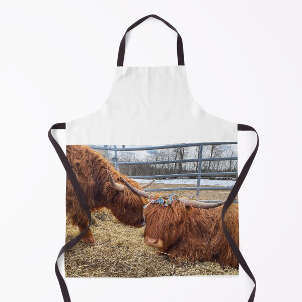 Artikelvorschau, Scottish Highland Cattle Cow and serpentine streamer 3317 entworfen und verkauft von SaarelaHighland.