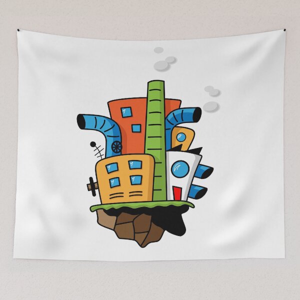 Item preview, Floating City Island  designed and sold by Teenker.