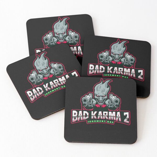 Item preview, Bad Karma 2-Video game style logo design   designed and sold by RaymondMellead1.