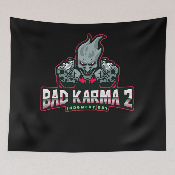 Item preview, Bad Karma 2-Video game style logo design   designed and sold by RaymondMellead1.