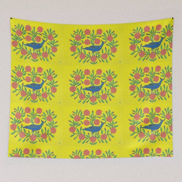Item preview, Maria Prymachenko Magpie in Roses designed and sold by CafeRacer044.