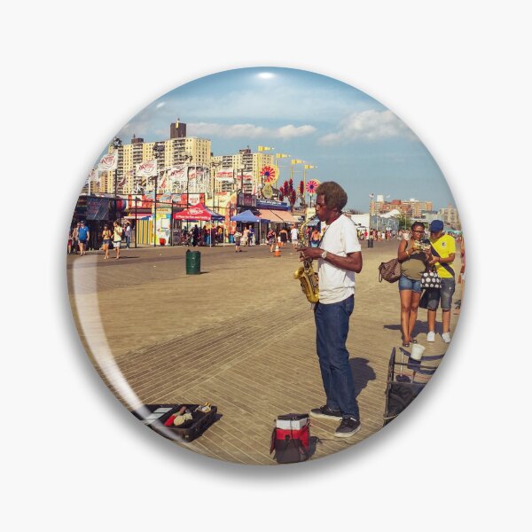Item preview, Saxophonist, Coney Island, Brooklyn, NYC  designed and sold by eleonoraingrid.