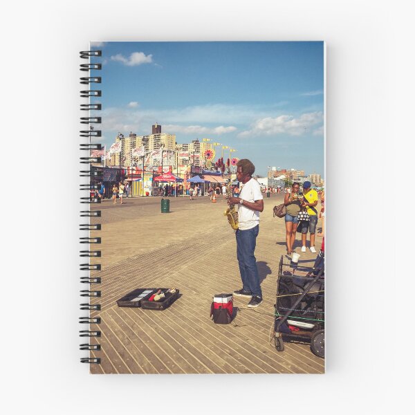 Item preview, Saxophonist, Coney Island, Brooklyn, NYC  designed and sold by eleonoraingrid.