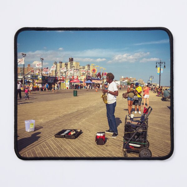 Item preview, Saxophonist, Coney Island, Brooklyn, NYC  designed and sold by eleonoraingrid.