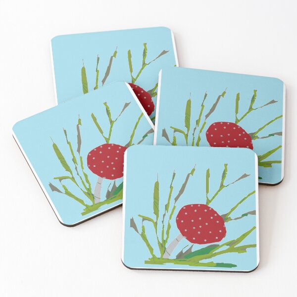 Item preview, Volksbolts/KABFA Designs, Red Toadstool with grass around number three designed and sold by KABFA Designs.