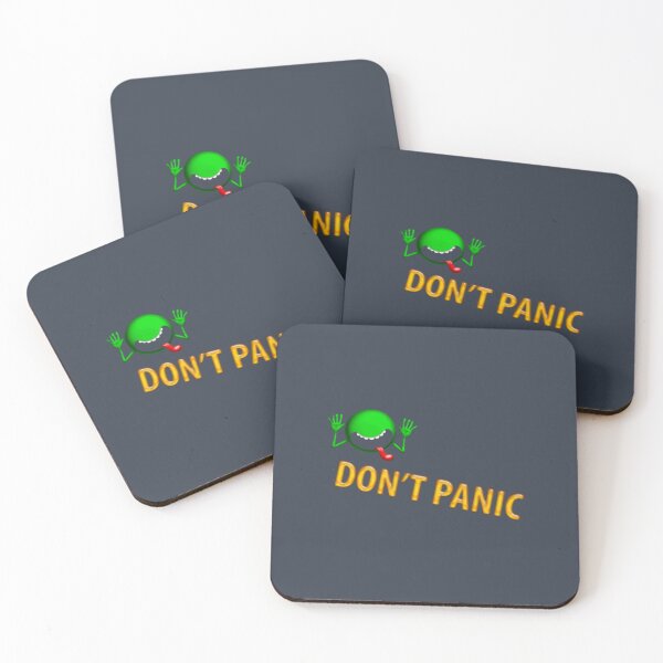 Item preview, hitchhikers guide to the galaxy movie Dont panic designed and sold by RustaBine.