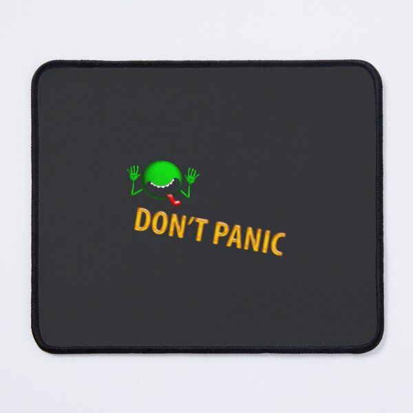 Item preview, hitchhikers guide to the galaxy movie Dont panic designed and sold by RustaBine.