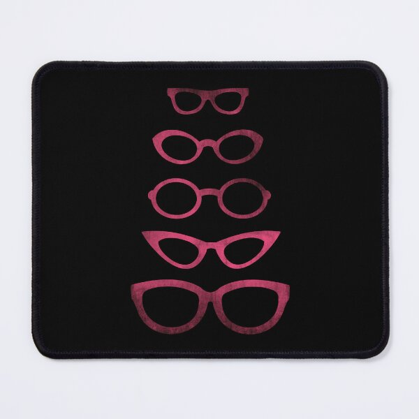 Item preview, Dark Red Eyeglasses In Various Shapes designed and sold by Primroaddesigns.