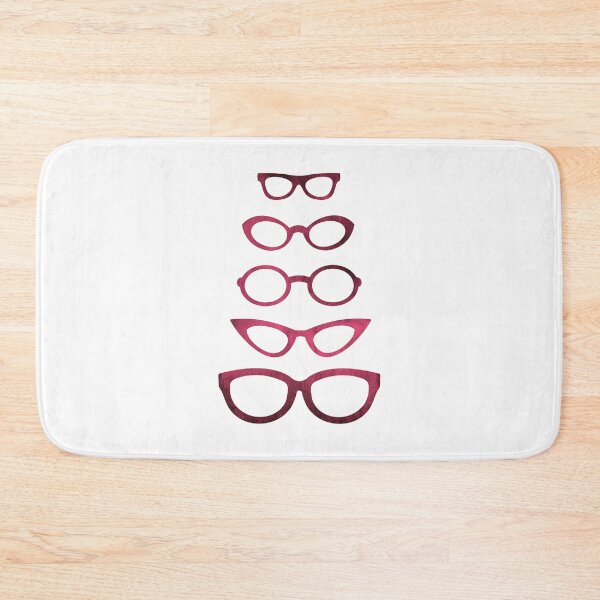 Item preview, Dark Red Eyeglasses In Various Shapes designed and sold by Primroaddesigns.