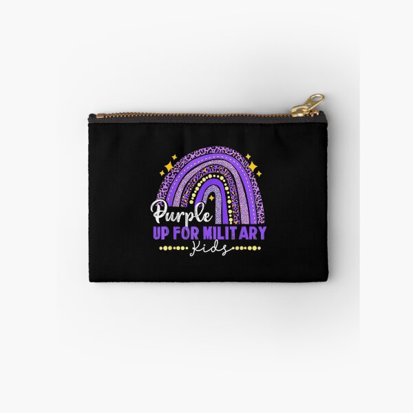 Item preview, Funny Rainbow Purple Up For Military Kids Month Ribbon designed and sold by HaaChris-Artis.