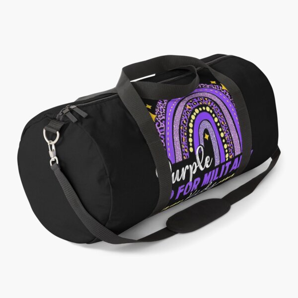 Item preview, Funny Rainbow Purple Up For Military Kids Month Ribbon designed and sold by HaaChris-Artis.
