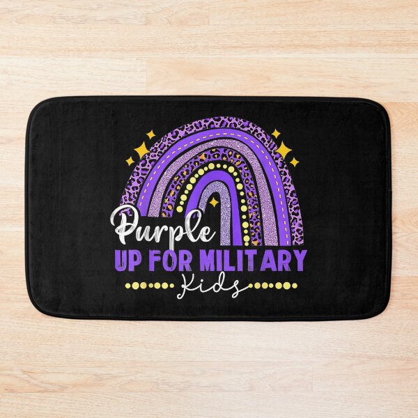 Item preview, Funny Rainbow Purple Up For Military Kids Month Ribbon designed and sold by HaaChris-Artis.