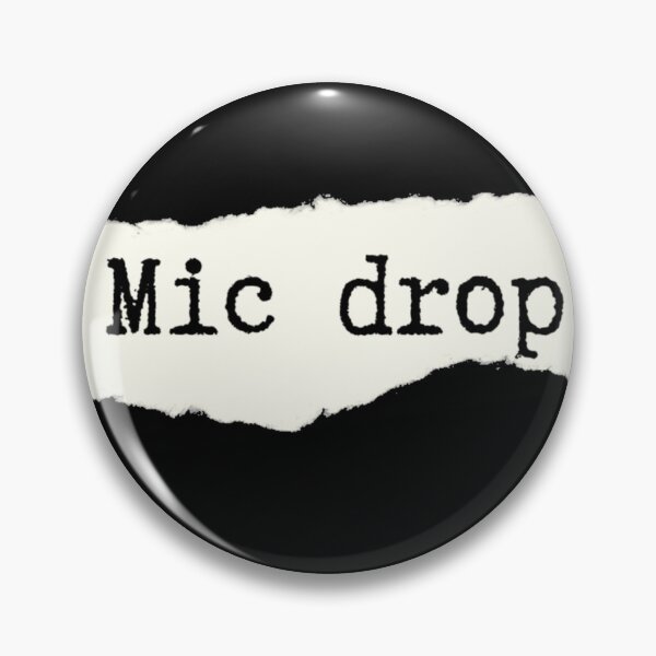 Item preview, Mic drop design designed and sold by Xodin.