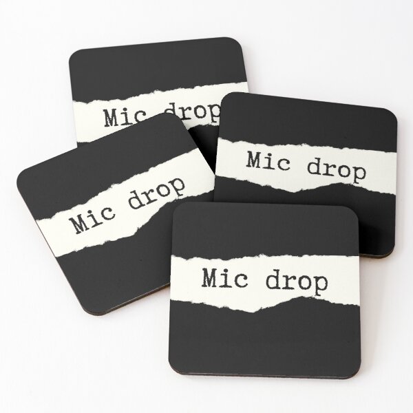 Item preview, Mic drop design designed and sold by Xodin.