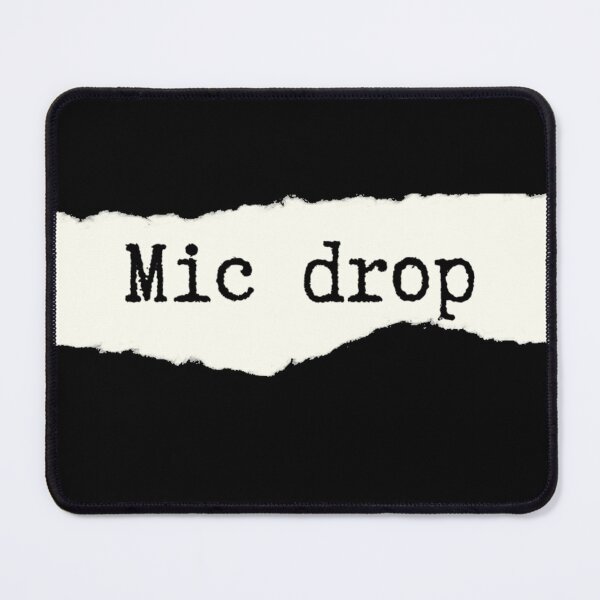 Item preview, Mic drop design designed and sold by Xodin.