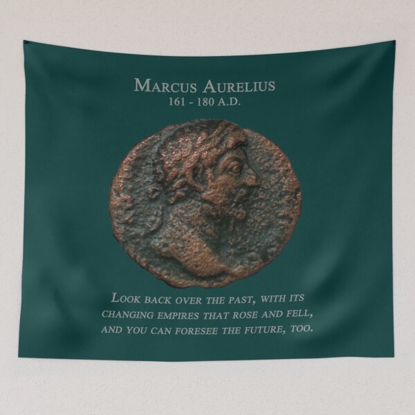 Item preview, Ancient Roman Coin - MARCUS AURELIUS - Meditations               designed and sold by LittleKyleAS.