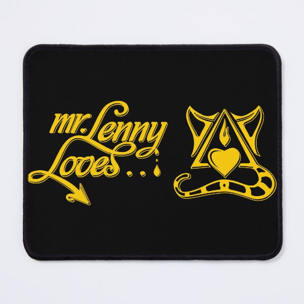 Item preview, mr.Lenny Loves Slogan / yellow designed and sold by mr-Lenny-Loves.