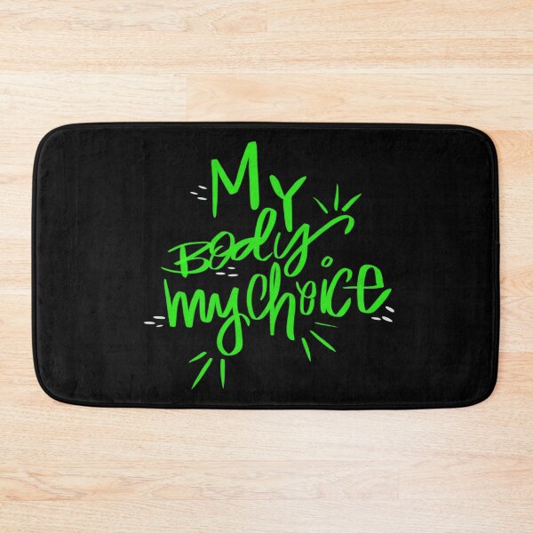 Item preview, MY BODY MY CHOICE HANDLETTER NEON GREEN designed and sold by GIVENGRACE.ART.