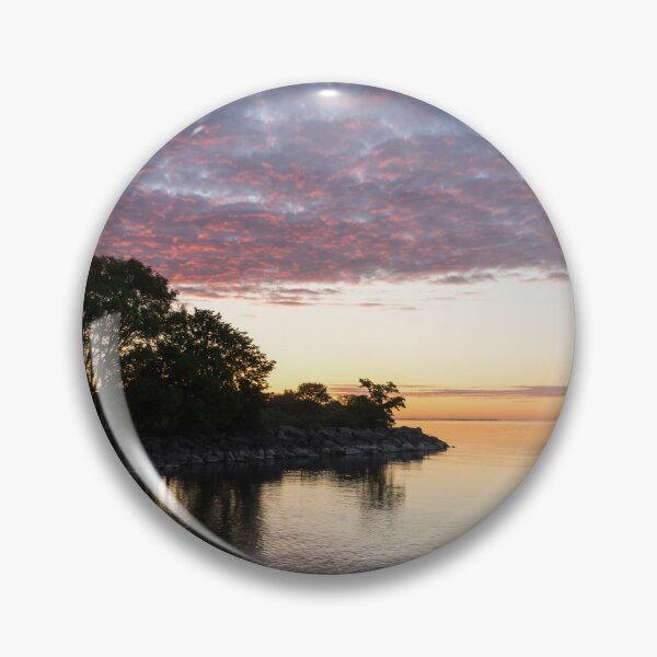 Item preview, Colorful Cove - Awaiting Sunrise on a Beach on Lake Ontario in Toronto designed and sold by Georgia Mizuleva.