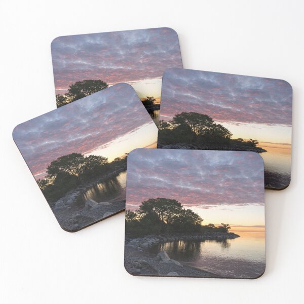 Item preview, Colorful Cove - Awaiting Sunrise on a Beach on Lake Ontario in Toronto designed and sold by Georgia Mizuleva.