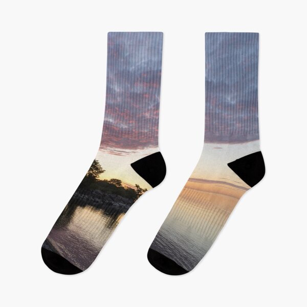 Item preview, Colorful Cove - Awaiting Sunrise on a Beach on Lake Ontario in Toronto designed and sold by Georgia Mizuleva.