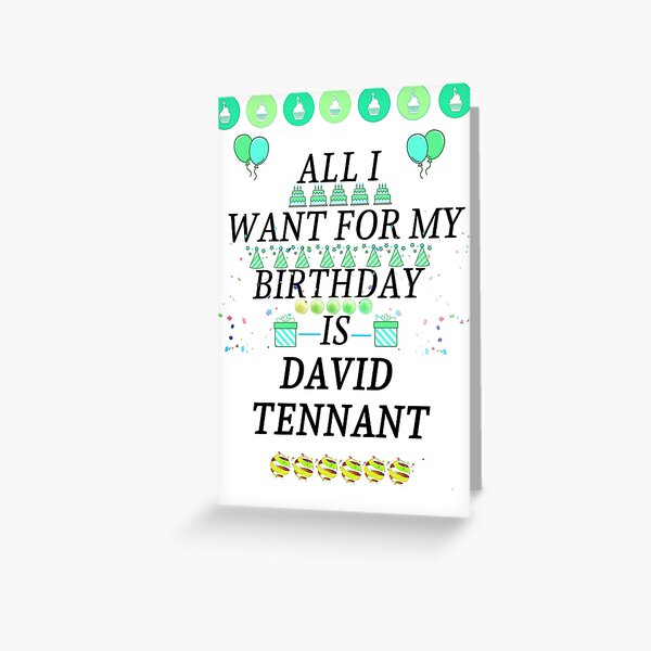 Item preview, Birthday Tennant designed and sold by Samelia.